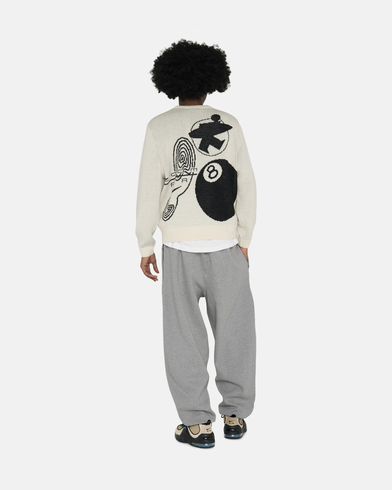 Stüssy × Nike icon knit sweater natural | WETHETEE
